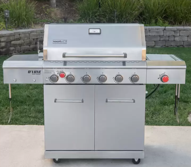 Nexgrill 7 Burner Stainless Steel Gas Barbecue + Side Burner + Rotisserie Kit + Cover