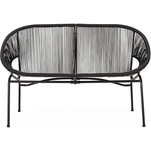 Christopher Knight Home 313522 Loveseat, Black