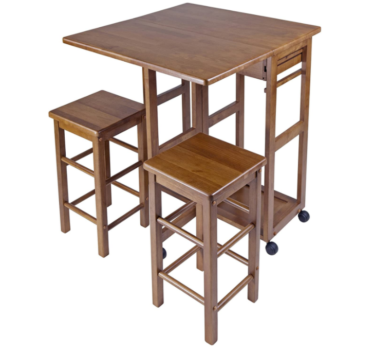 Winsome Wood Suzanne kitchen, square, teak