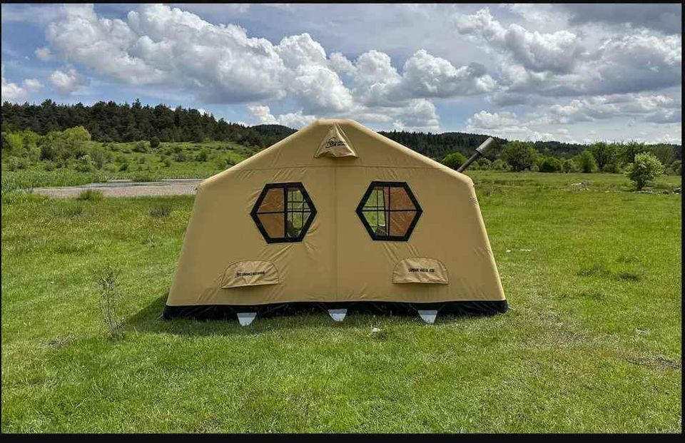 Inflatable camping tent , extra large (ELARIO XL)