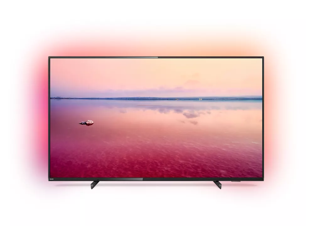 Philips  55” 4K ultra HDR ambient light smart tv' gegeven.