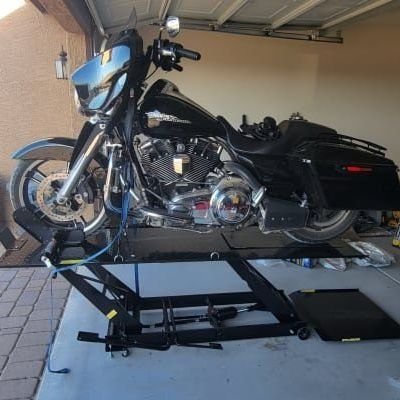 CE Certificate 96133 Hydraulic Motorcycle Lift Table 1000LBS