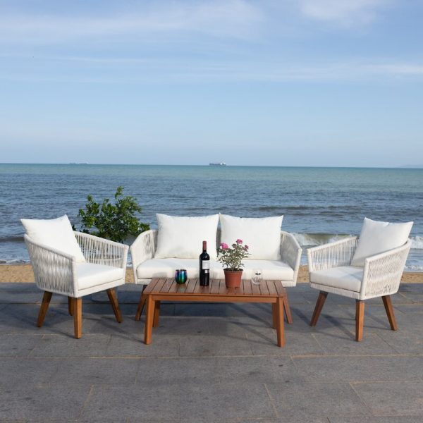 Rattan 4-Seat Group with Cushion
