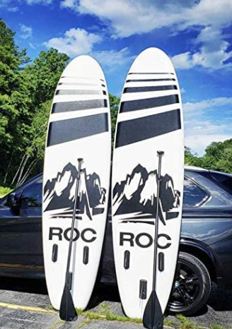 Roc Inflatable Stand Up Paddle Board with Premium sup Accessories & Backpack