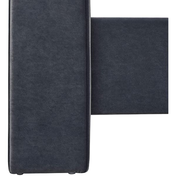 Jennifer Taylor Home Marcella Collection Queen Wingback Tufted Hand-Applied Nail Heads Upholstered Bed, Antique White Antique White Queen