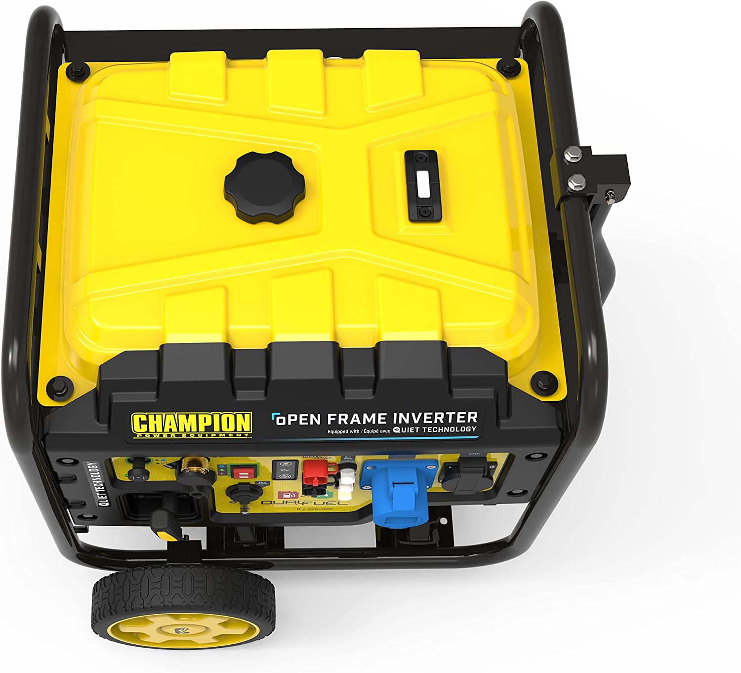 Champion Power Equipment 3600 Watt Dual Fuel Digital Hybrid Inverter – 224cc Engine, 18 hour run time, Ultra-Quiet & Light, Clean Power Hybrid Generator, Economy Mode to Save Fuel & Surge Protection
