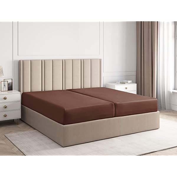 Queen Fitted Sheet - Single Fitted Deep Pocket Sheet - Fits Mattress Perfectly - Soft Wrinkle Free Sheet - 1 Fitted Sheet Only – Light Pink Queen Light Pink