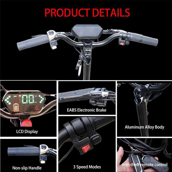 60V 5600W Dual Motor Electric Scooter Foldable Electric Scooter