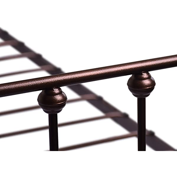 Black Metal Bed Frame Full Size with Headboard and Footboard Single Platform Mattress Base,Metal Tube and Iron-Art Bed(Full,Black) Full Black