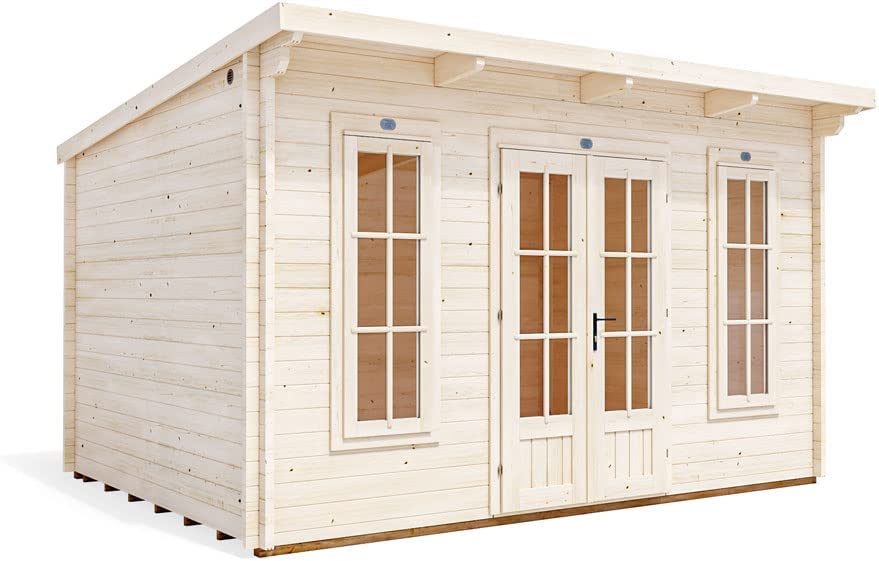 【Home&Garden】Log Cabin Garden Office Man Cave Garden House Summerhouse Terminator