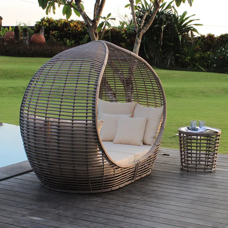 【Home&Garden】Bird's Nest creative casual rattan bird cage sofa chair