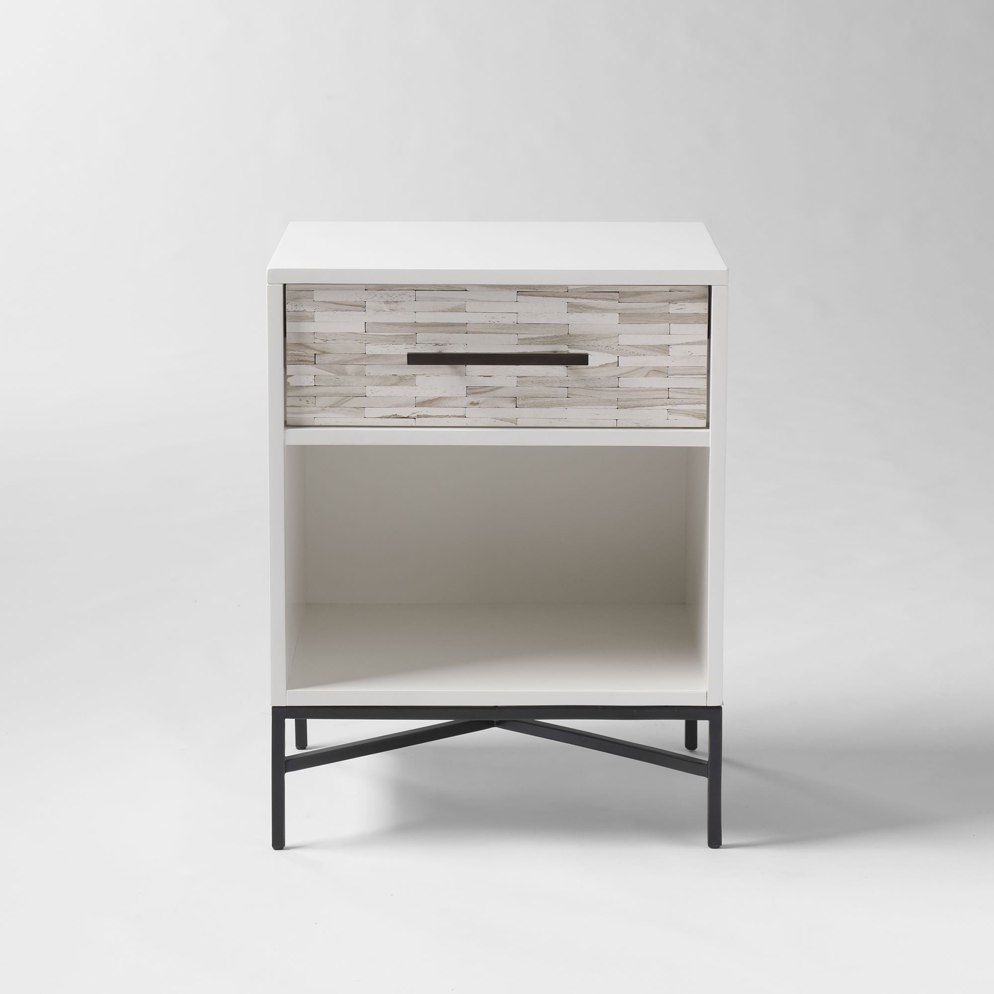 【Furniture】Wood Tiled Nightstand (20