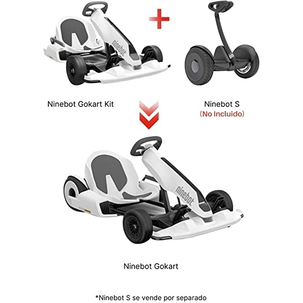 Segway Ninebot Electric GoKart Drift Kit, Outdoor Racer Pedal Car, Ride On Toys (Not Included Ninebot S)