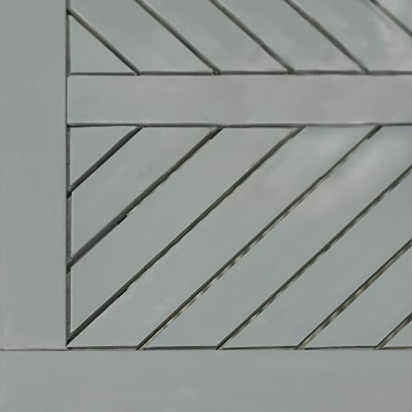 Walker Edison 5 Person Outdoor Wood Chevron Patio Furniture Dining Set Table Chairs Bench All Weather Backyard Conversation Garden Poolside Balcony, 4 Piece, Brown Brown 4 Piece Dining Set