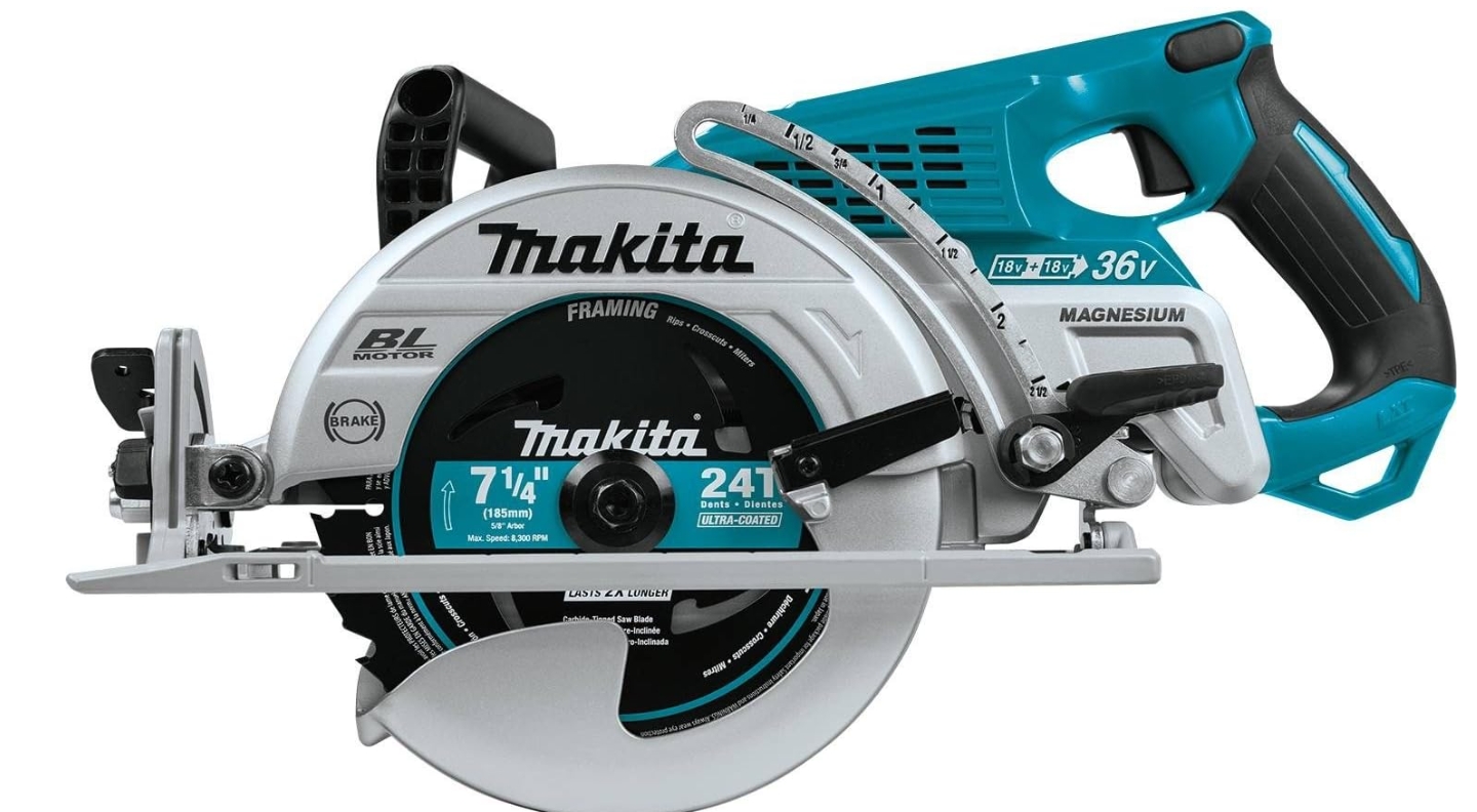 Makita XSR01PT 36V (18V X2) LXT Brushless Rear Handle 7-14″ Circular Saw Kit (5 (1).