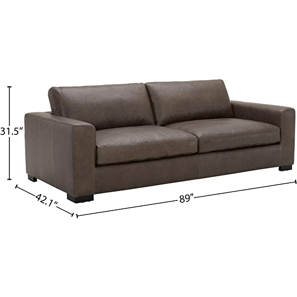 Amazon Brand - Stone & Beam Westview Extra-Deep Down-Filled Sofa Couch, 89