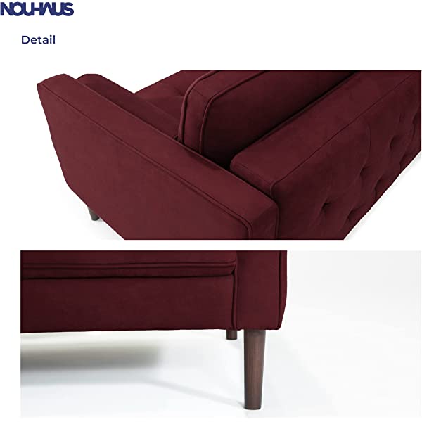 Nouhaus Module, Sleeper Sofa Bed Couch. 7ft Luxury Convertible Sofa Futon Bed with No Roll Together Latex. Ivory Woven Pull Out Bed for Bedroom Couch, Small Apartment Furniture Sofas or RV Couch Woven/Knit Ivory