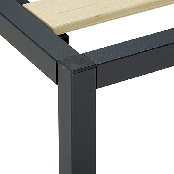 ZINUS Joseph Metal Platforma Bed Frame / Mattress Foundation / Wood Slat Support / No Box Spring Needed / Sturdy Steel Structure, Queen Queen 14 Inch