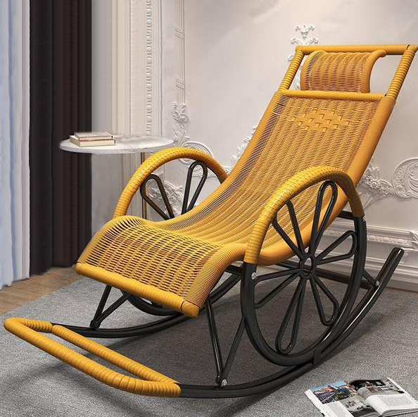 Rattan rocking chair