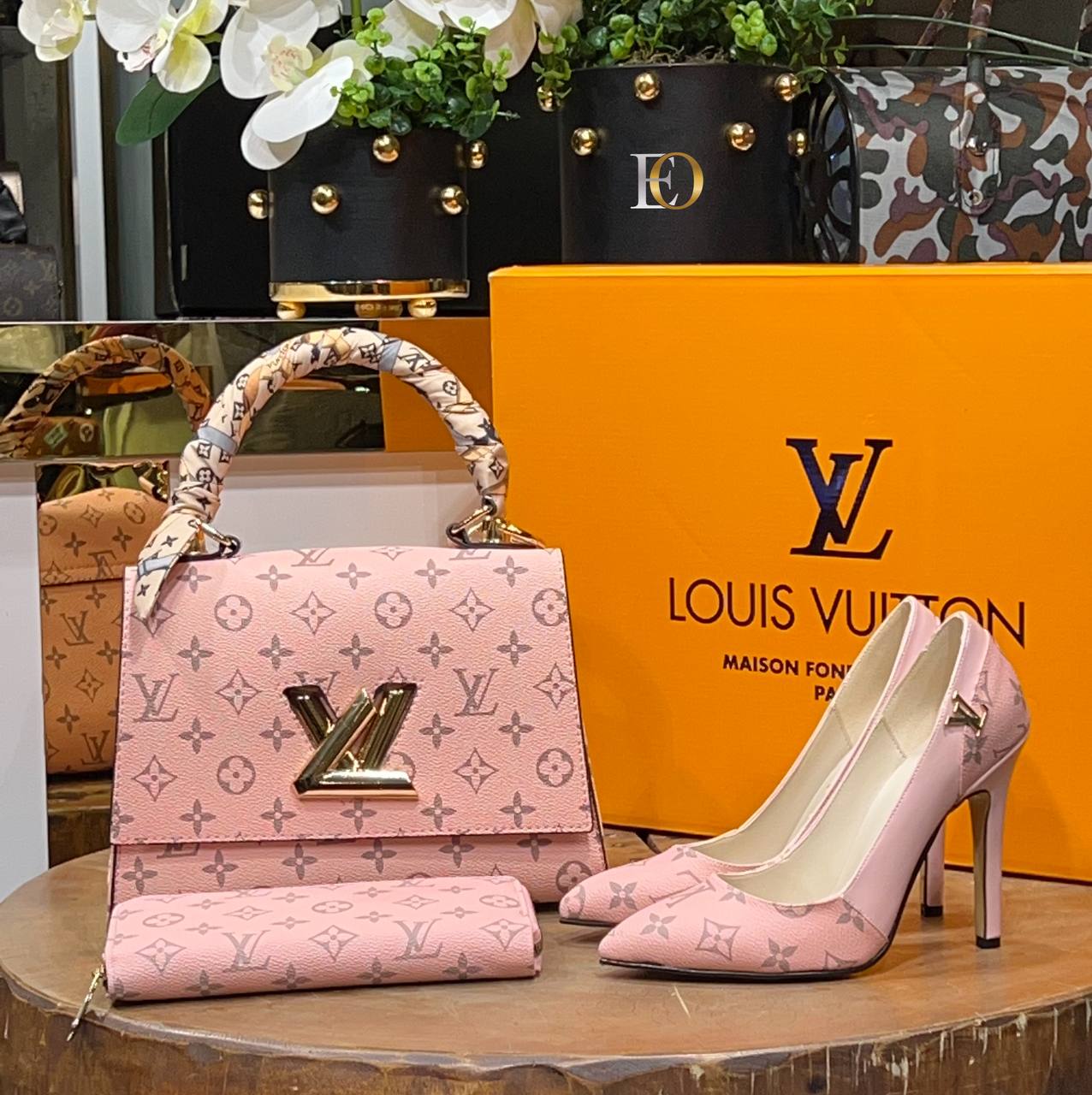 Bag,Shoes and Wallet Combine