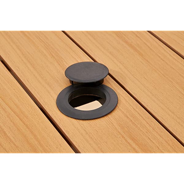 Quality Outdoor Living 65-YZ03HM Hermosa 3 Piece Chat Set, Tan Wicker + Linen Cushions 3-Piece Chat Set (Linen Cushions)