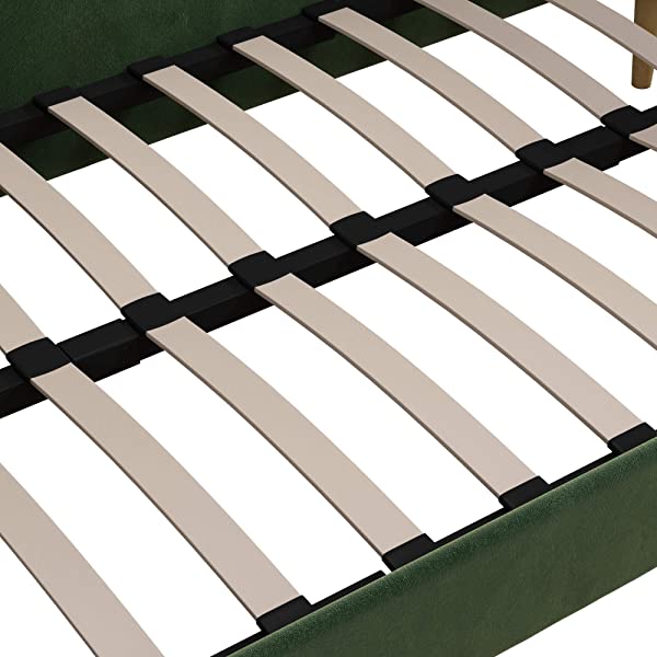 DHP Franklin Mid Century Upholstered Daybed, Sofa Bed, Twin Size Frame, Tan Linen Linen Twin Tan