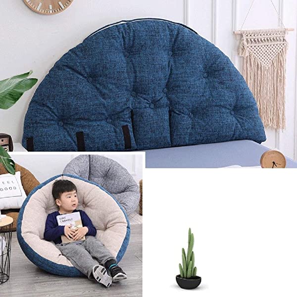 Bean Bags Children Sofa Childrens Mini Chair Armchair Couch Children's Lazy Boy and Girl Sofa Room Corner Tatami Children's Sofa Seat Parent-Child Reading Corner Small Sofa Chair Multifunctional Lazy 80*70*60CM Blue