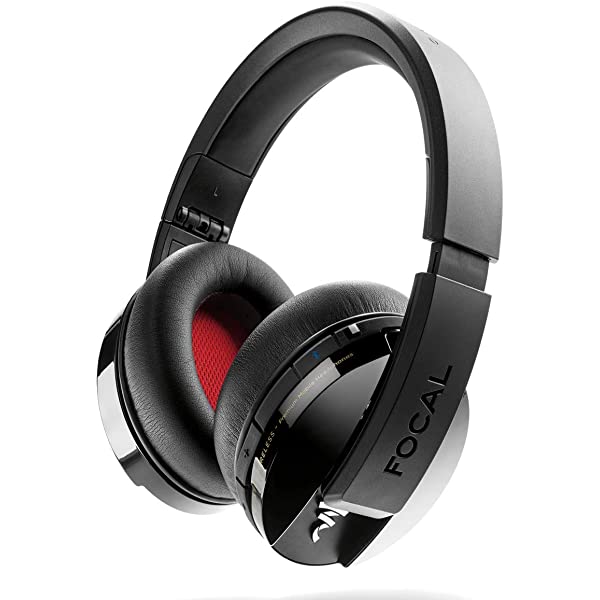 Focal Listen Wireless Over-Ear Headphones with Microphone (Black)