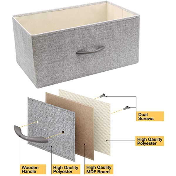 Sorbus Dresser with 8 Drawers - Furniture Storage Chest Tower Unit for Bedroom, Hallway, Closet, Office Organization - Steel Frame, Wood Top, Easy Pull Fabric Bins (White)