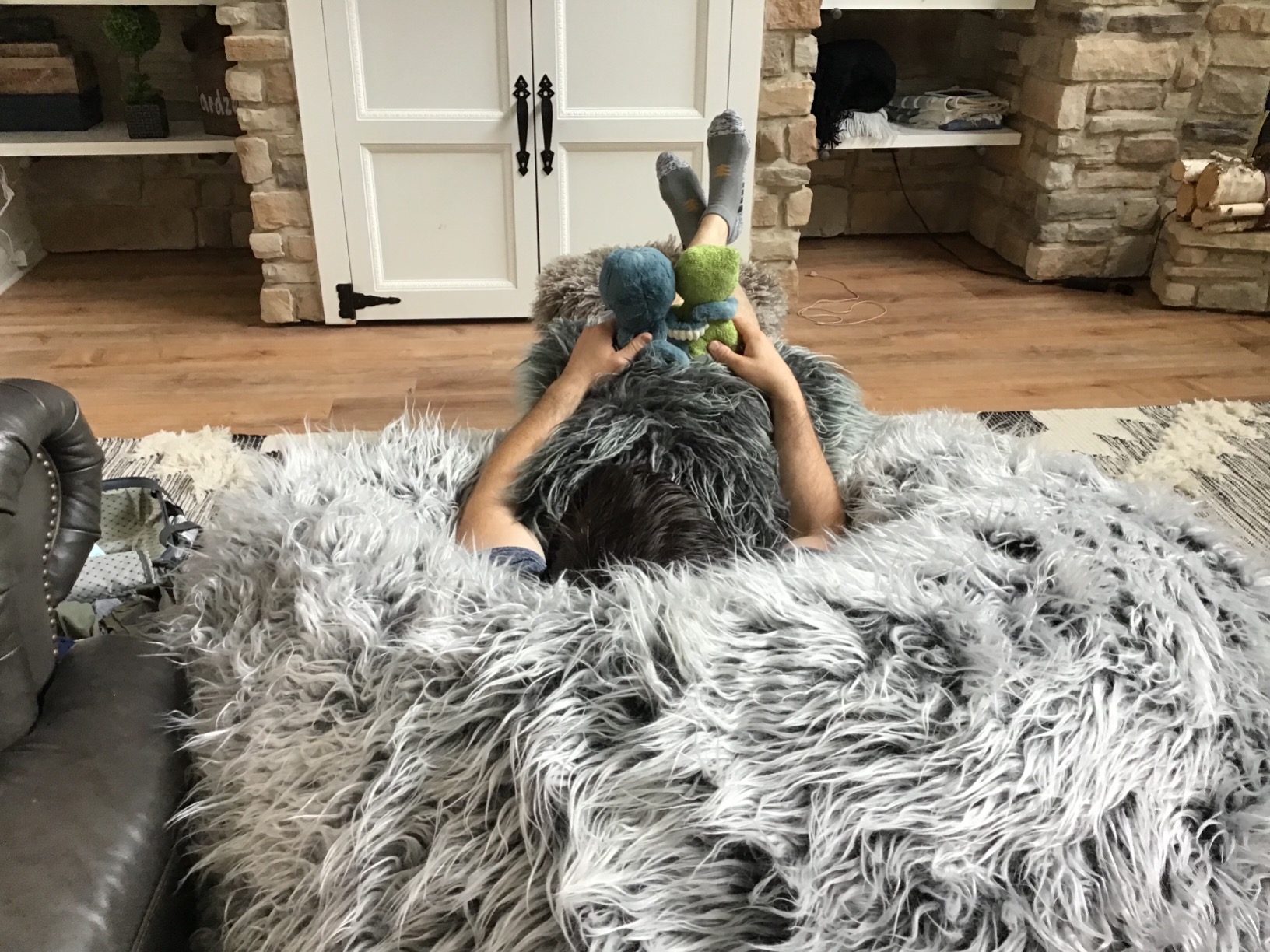 【Furniture】Lycus Faux Fur Bean Bag Chair