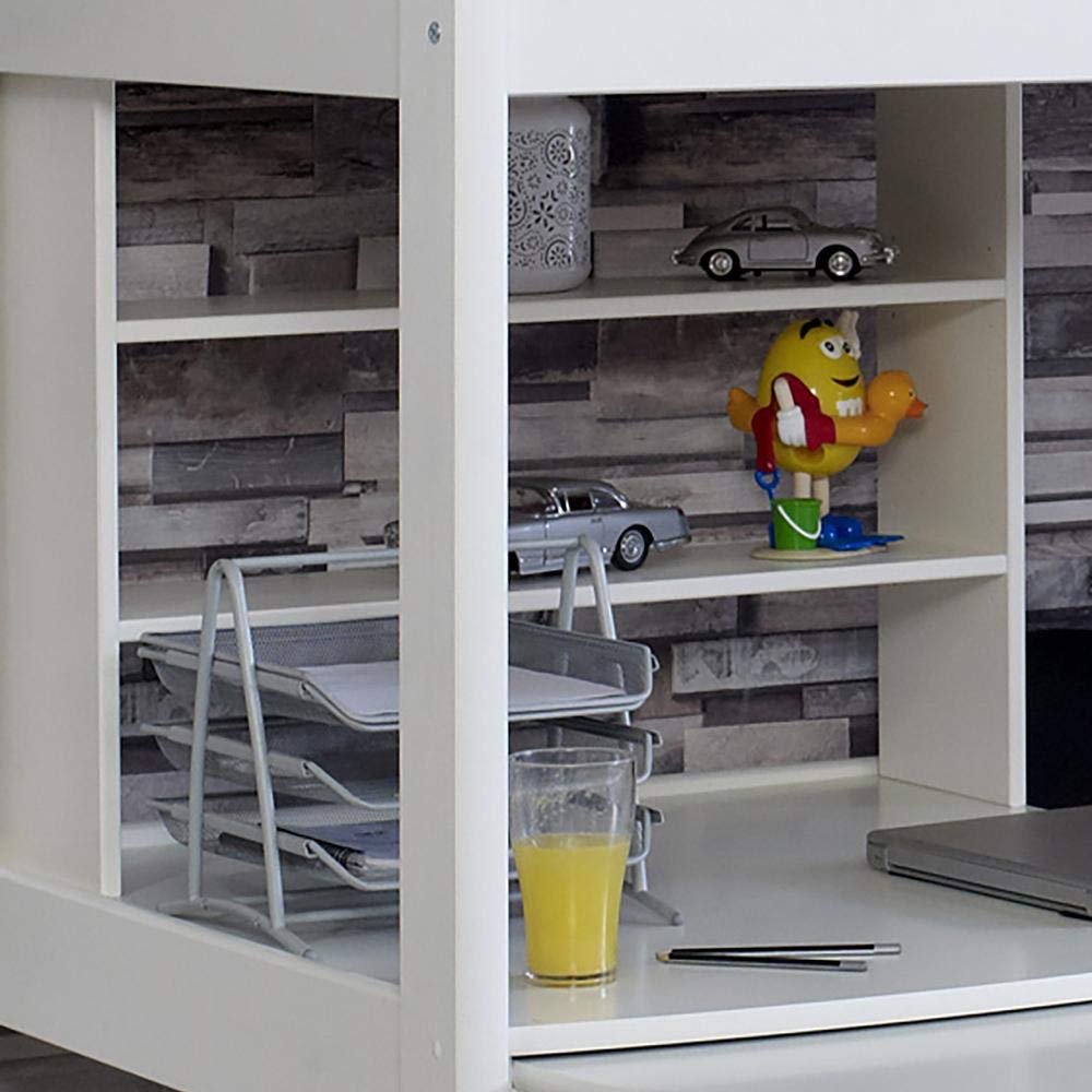 【Furniture】Noah E High Bed, Desk & Sofabed in Black