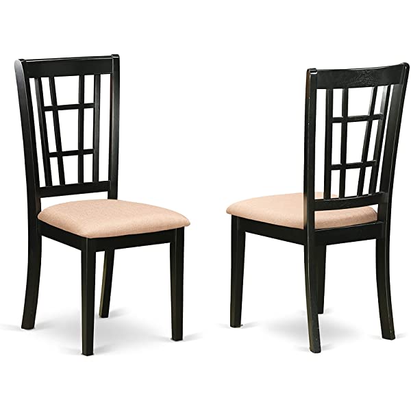 5 PC Dining room set -Table and 4 Dining Chairs Dlni5-blk-lc