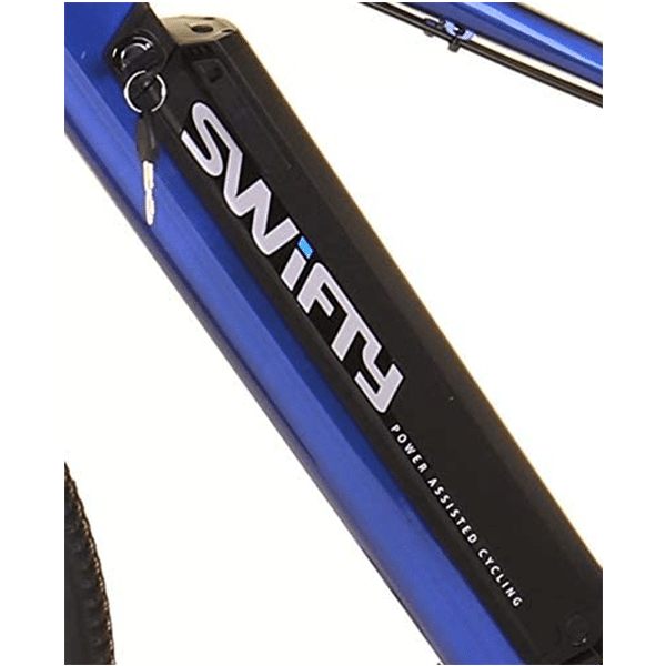 Schnelles Elektro-Mountainbike mit halbintegriertem Akku