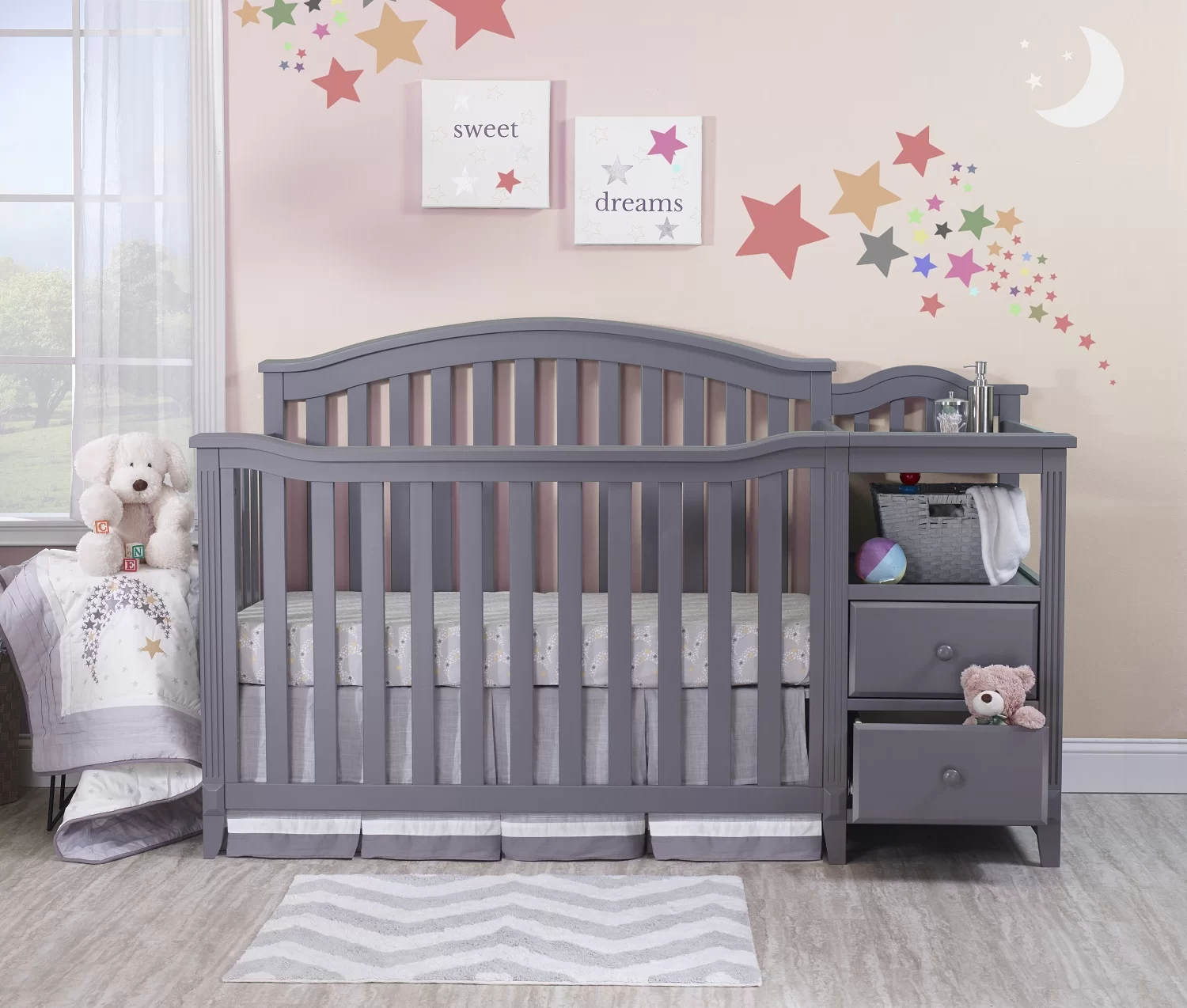 【Baby&Kids】Berkley 4-in-1 Convertible Crib and Changer