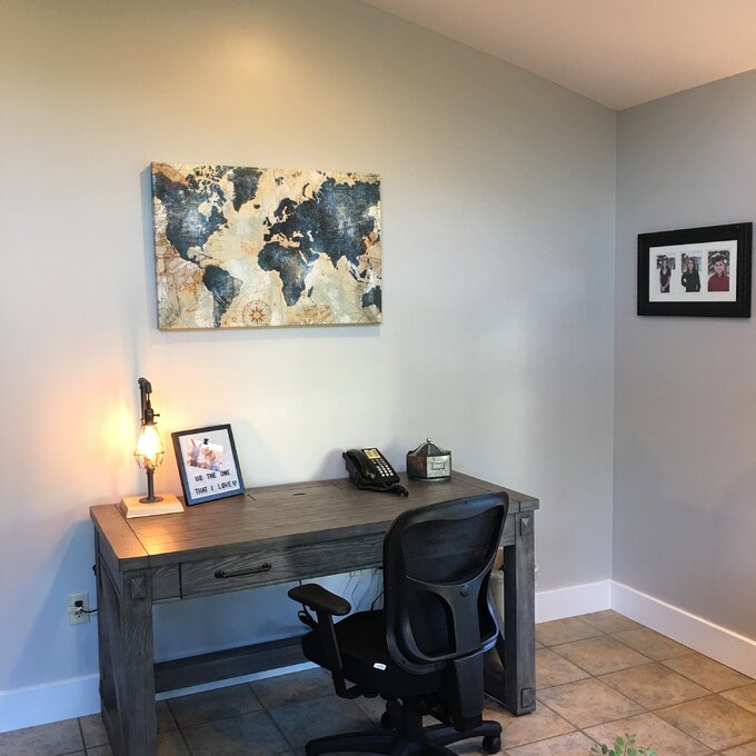 【Furniture】Anse Solid Wood Configurable Rectangular Writing Desk Office Set