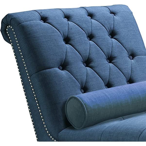 Rosevera Teofila Tufted Chaise Lounge Chair, Standard, Cream